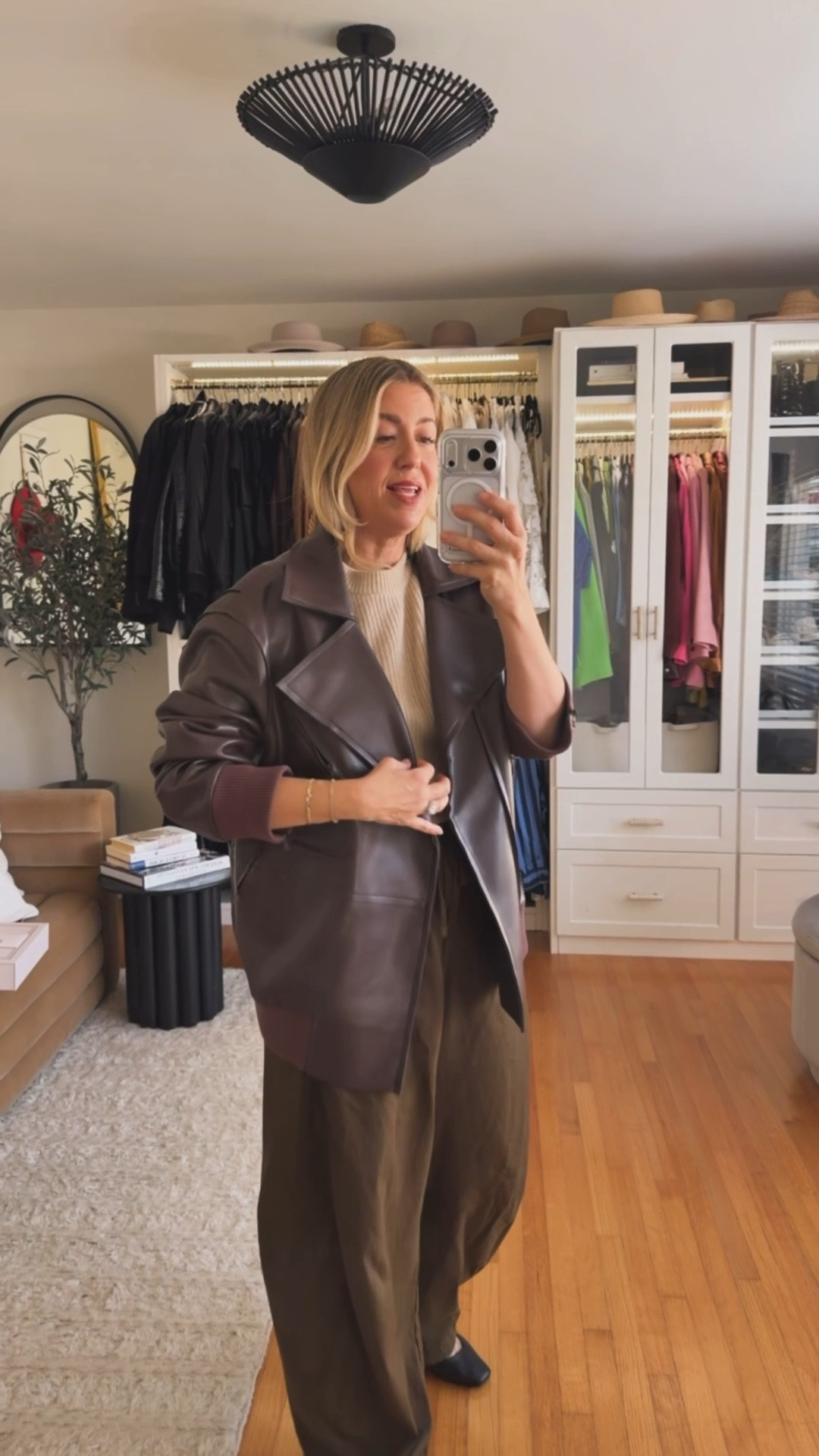 Loving this faux leather jacket — linking the exact one! Also comes in black. 🙌


#LTKFindsUnder100 #LTKootd #LTKSaleAlert