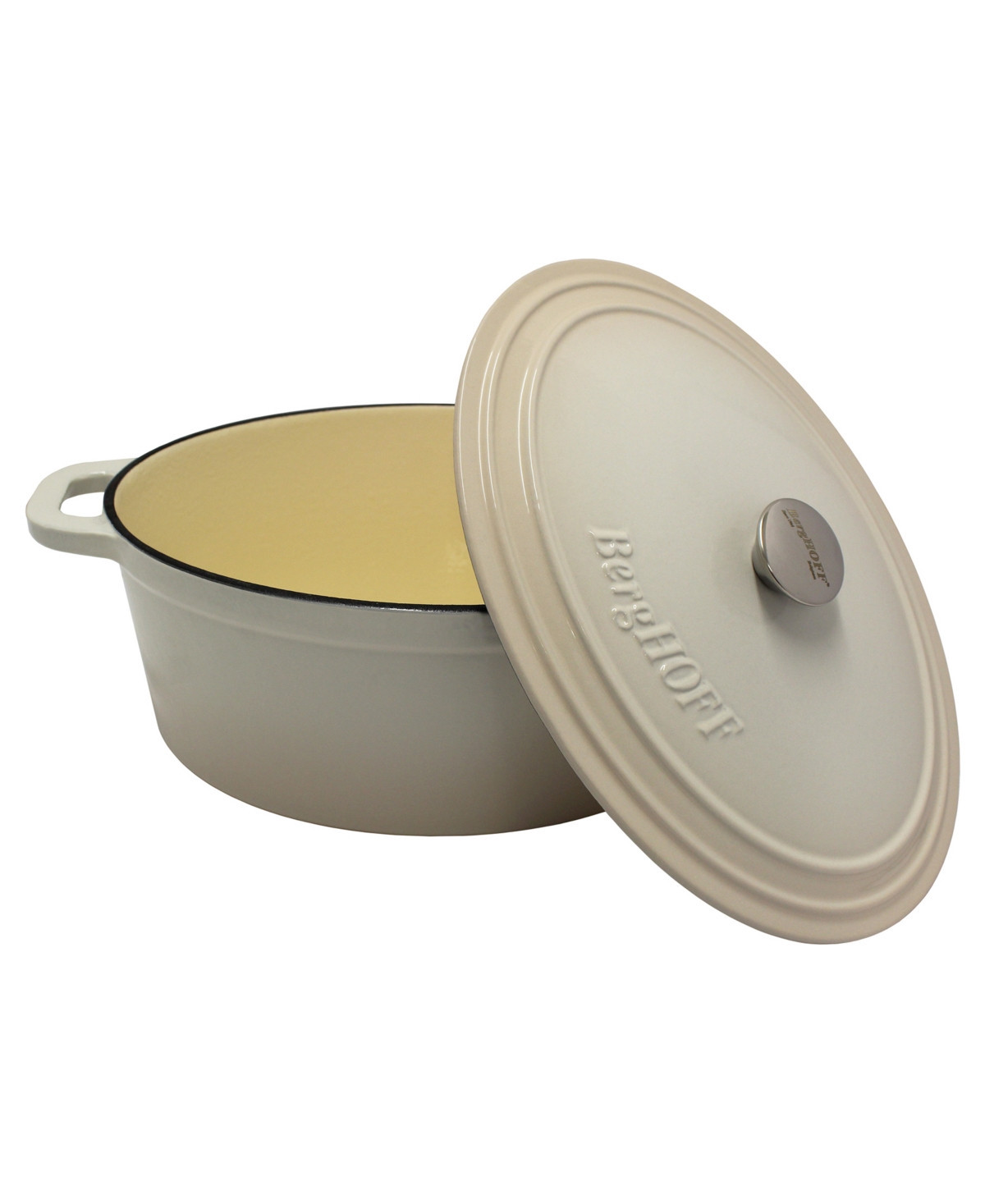 Neo Cast Iron Oval Cast Covered Dutch Oven, 8 Quart - Meringue | Macy's