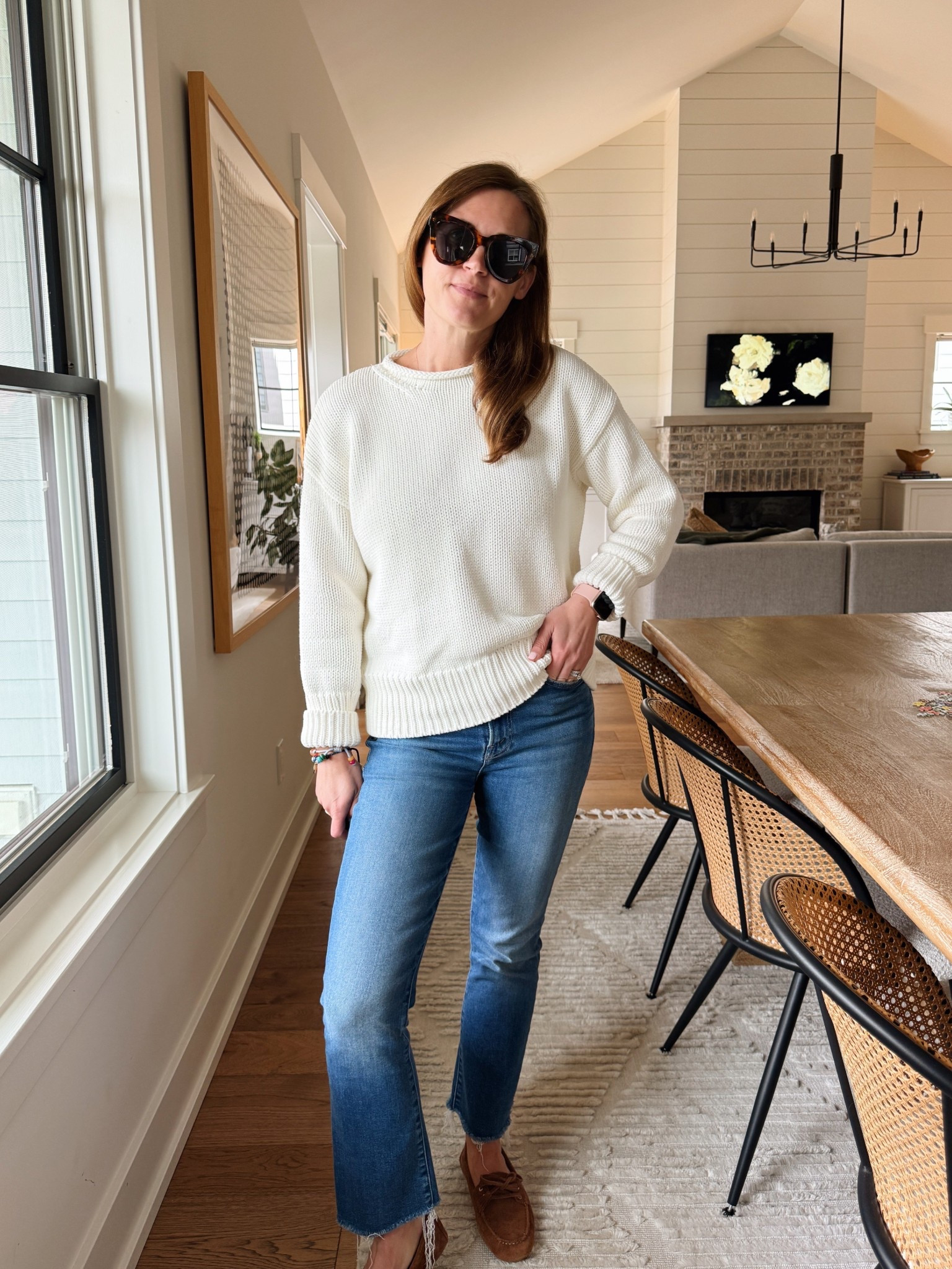 Sweater size smal - linked similar too
Jeans size 25
Shoes run a touch small, I went up a half size 

#LTKootd #LTKdayinmylife #LTKgrwm