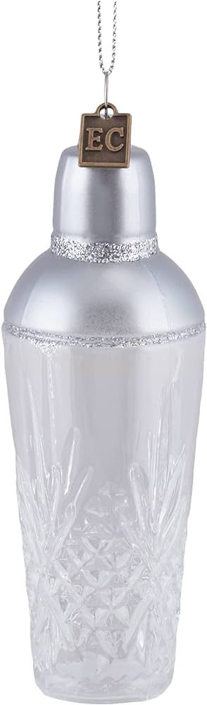 RAZ Imports 4253110 Eric Cortina Collection Cocktail Shaker Ornament, 5.5-inch Height, Glass | Amazon (US)