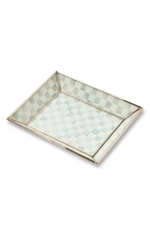 MACKENZIE CHILDS Sterling Check Small Glass Tray at Nordstrom | Nordstrom