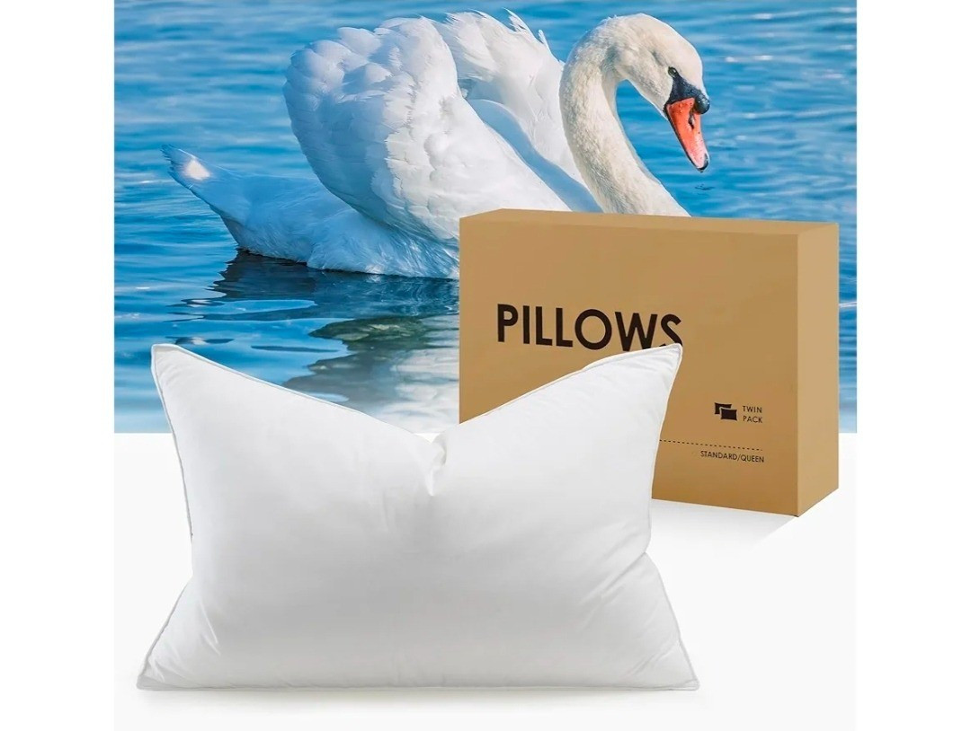 These pillows are so fluffy! Glad to not need a pillow again. #down #machinewashable 

#LTKselfcare