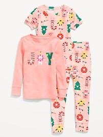 Unisex 3-Piece Graphic Pajama Set for Toddler & Baby | Old Navy (US)