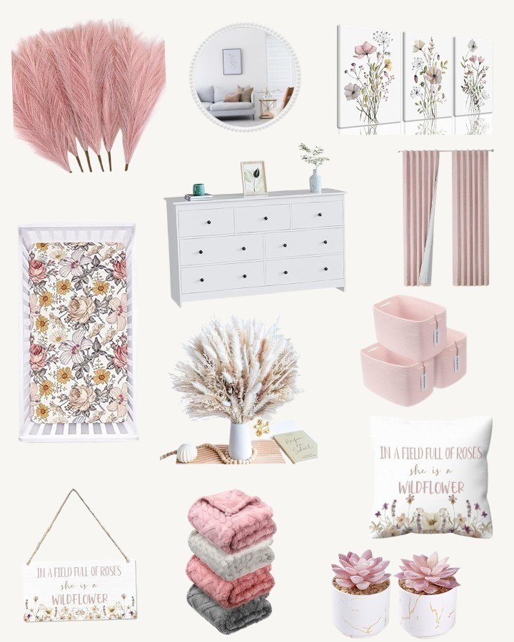 Here is the inspiration collage that I made for my daughter Riley's nursery. All the decor is linked in the post. I will share pictures of how her room came soon!

#LTKBaby #LTKKids #LTKBump