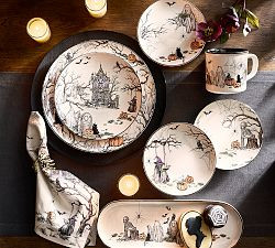 Midnight Manor Stoneware Dinnerware Collection | Pottery Barn (US)