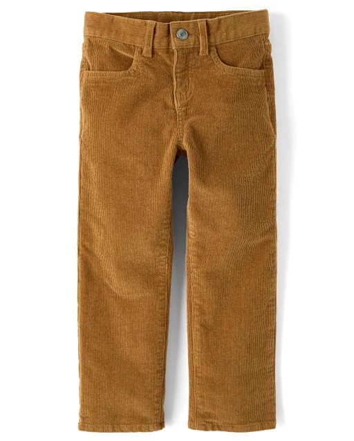 Boys Corduroy Straight Pants - Brown | The Children's Place
