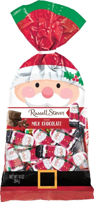 Russell Stover Christmas Milk Chocolate Santas Tie Bag, 10-oz - Walmart.com | Walmart (US)