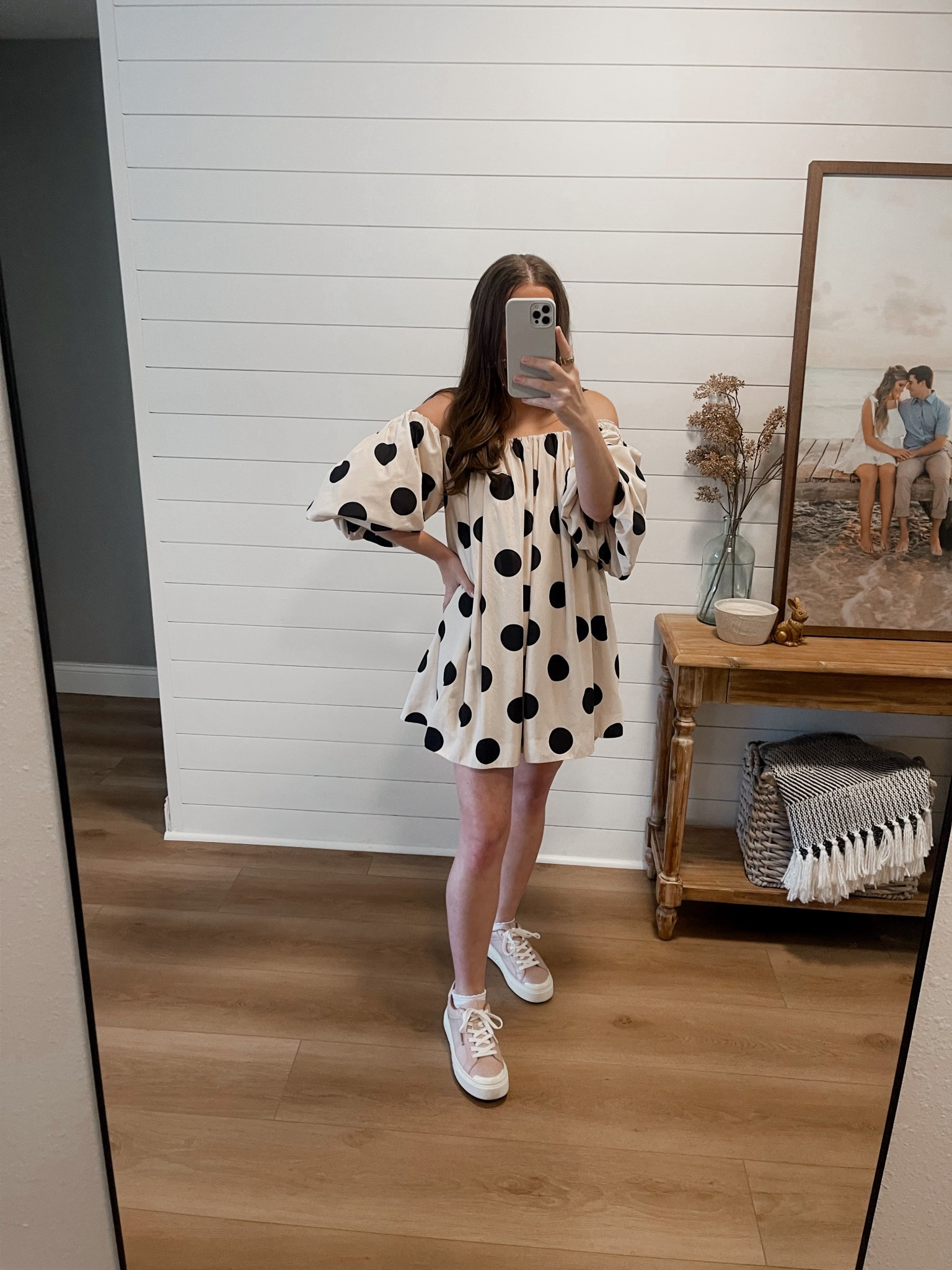 Polka Dots are so back 🖤

#polkadot #polkadotdress #minidress #springdress #toryburch #dress 

#LTKStyleTip #LTKSeasonal #LTKShoeCrush