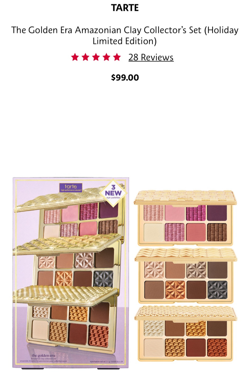 WHAT A DEAL!! $33 a palette and if you’ve used tarte eyeshadow palettes then you’ll know how good of a deal this is!! 

#LTKnewzealand #LTKgiftguide #LTKbeauty