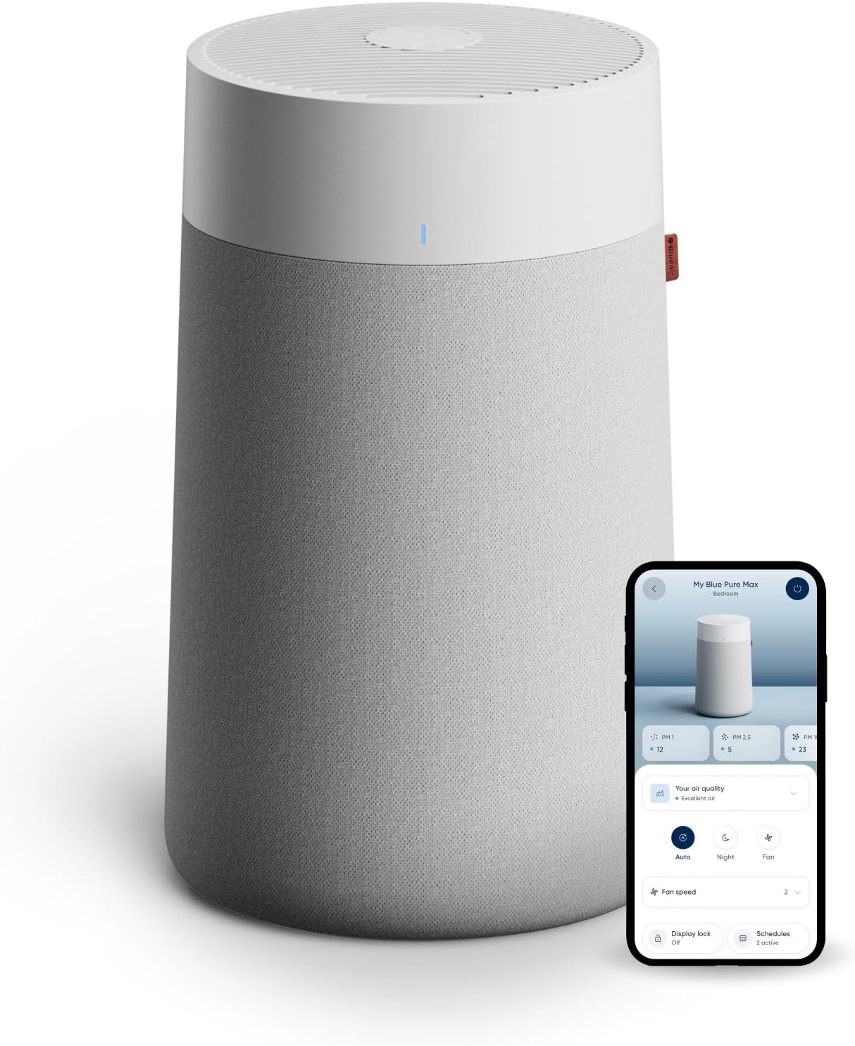 BLUEAIR Air Purifiers for Medium Rooms, Bedroom, Kitchen, Cleans 1,858 sqft in one hour, HEPASilent Smart Air Cleaner for Home, Pets, Allergies, Virus, Dust, Mold, Smoke - Blue Pure 311i Max | Amazon (US)