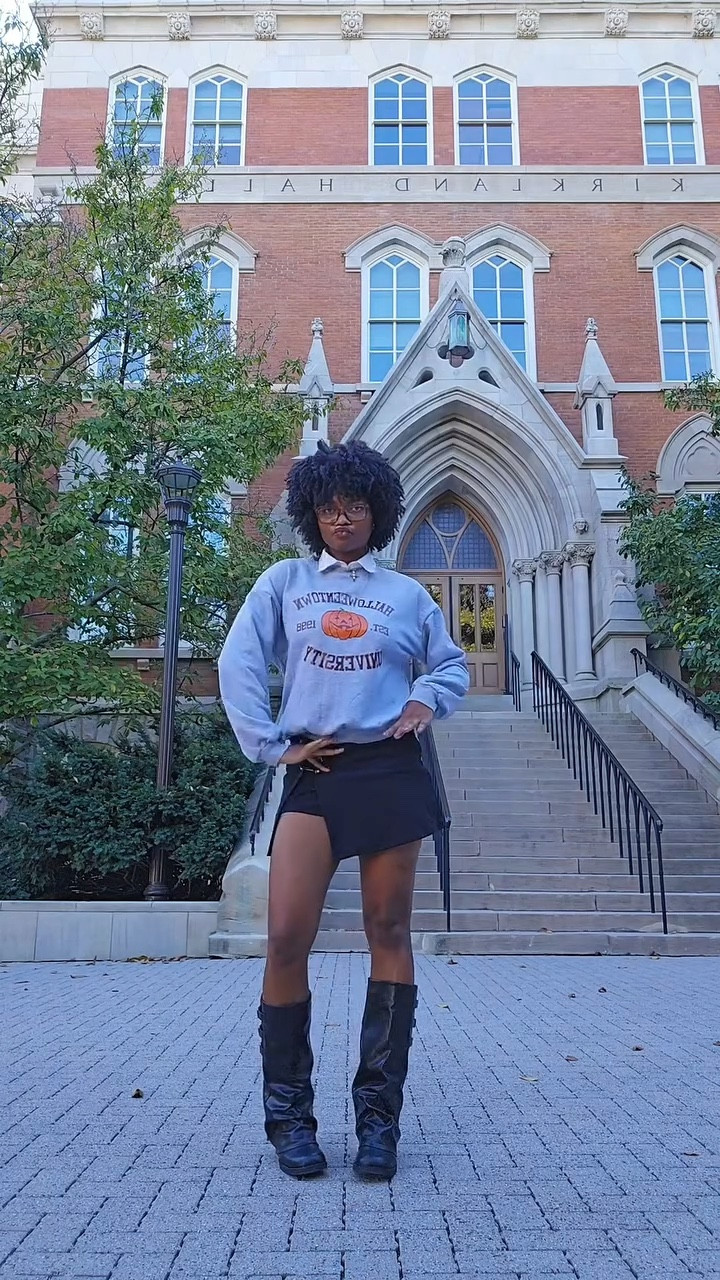 Today’s College outfit check🍂

Skirt- m
Sweater-m
Boot - 9

Boots - sent from @justfabonline
Skirt - @sheinofficial
Sweater - @sheinofficial

#collegeoutfits #unioutfits #schooloutfits #outﬁtinspo #collegeootd #skirtsoutfits #bootsoutfit #halloweensweatshirt #explorepage

#LTKStyleTip #LTKTall #LTKFindsUnder100