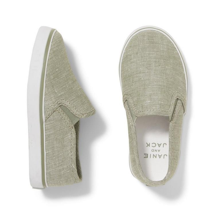 Linen Slip On Sneaker | Janie and Jack