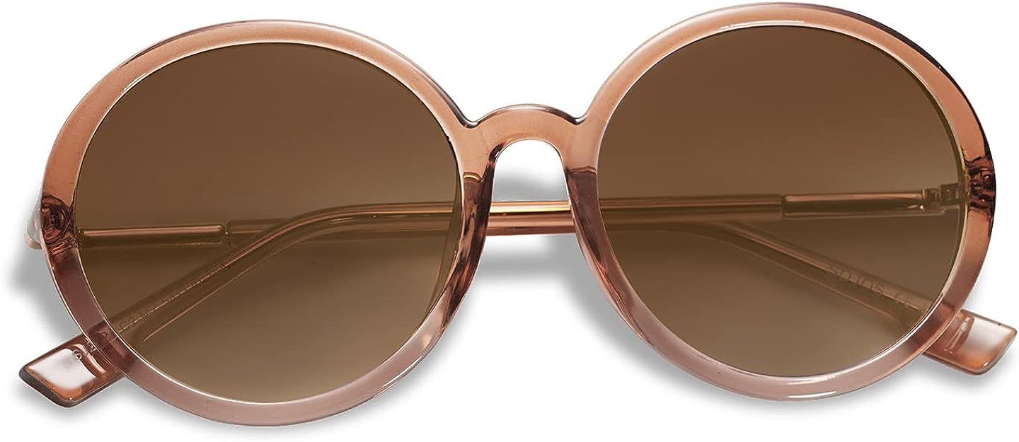 SOJOS Vintage Round Sunglasses for Women Classic Retro Designer Style SJ2121 | Amazon (US)
