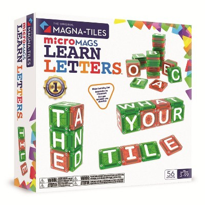 MAGNA-TILES microMAGS LEARN Letters | Target
