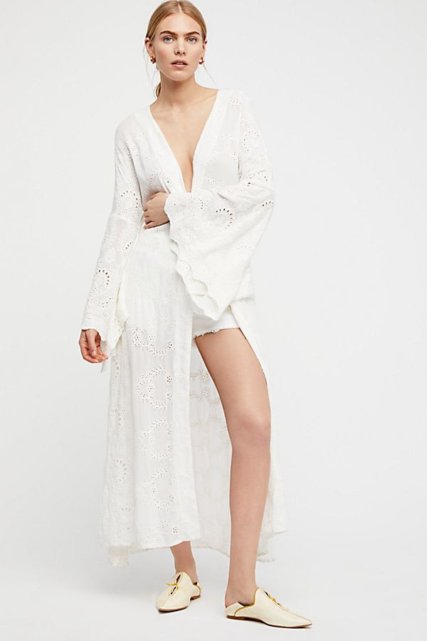 Eyelet Mantra Kimono | Free People (Global - UK&FR Excluded)