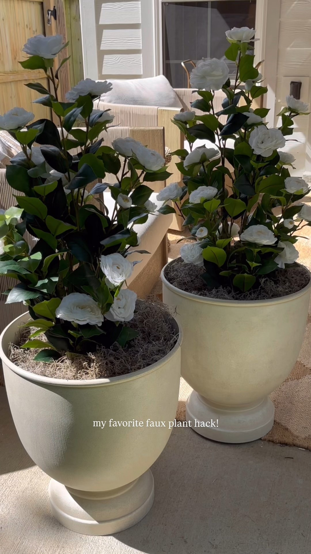 Love these Home Depot planters and Amazon faux trees! I have the 3ft ones! I use styrofoam and moss to fill them and love how they look! 🤍 I used 2 packs of moss for both planters!

#LTKFindsUnder50 #LTKFindsUnder100 #LTKHome