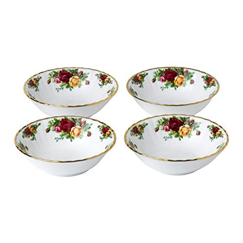 Royal Albert Old Country Roses Bone China Bowls 4pc Set, 6.2" | Amazon (US)