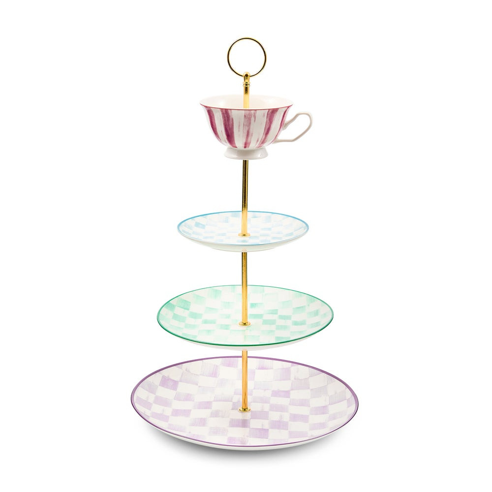Wonderland Three Tier Sweet Stand | MacKenzie-Childs