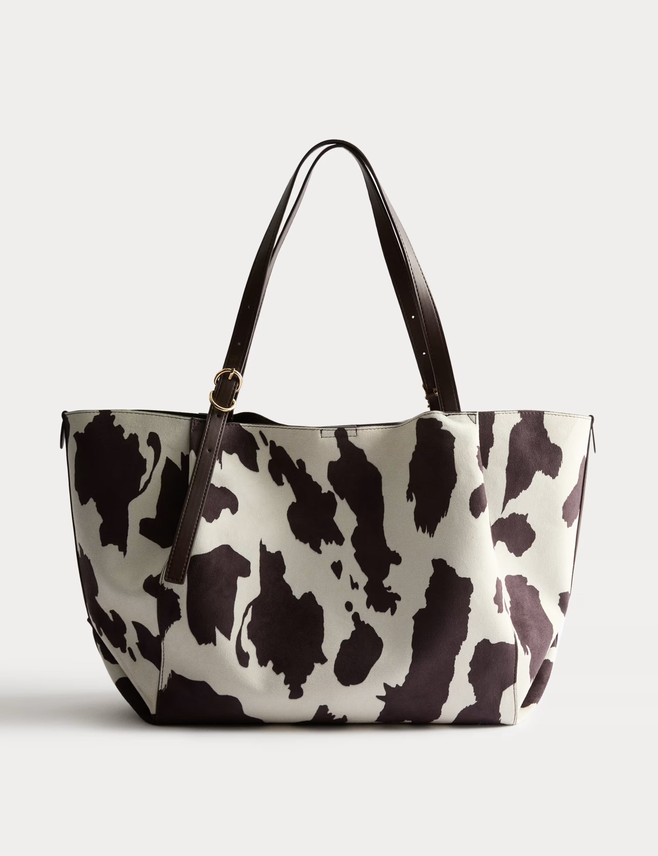 Suedette Animal Print Slouchy Tote Bag | M&S Collection | M&S | Marks & Spencer (UK)