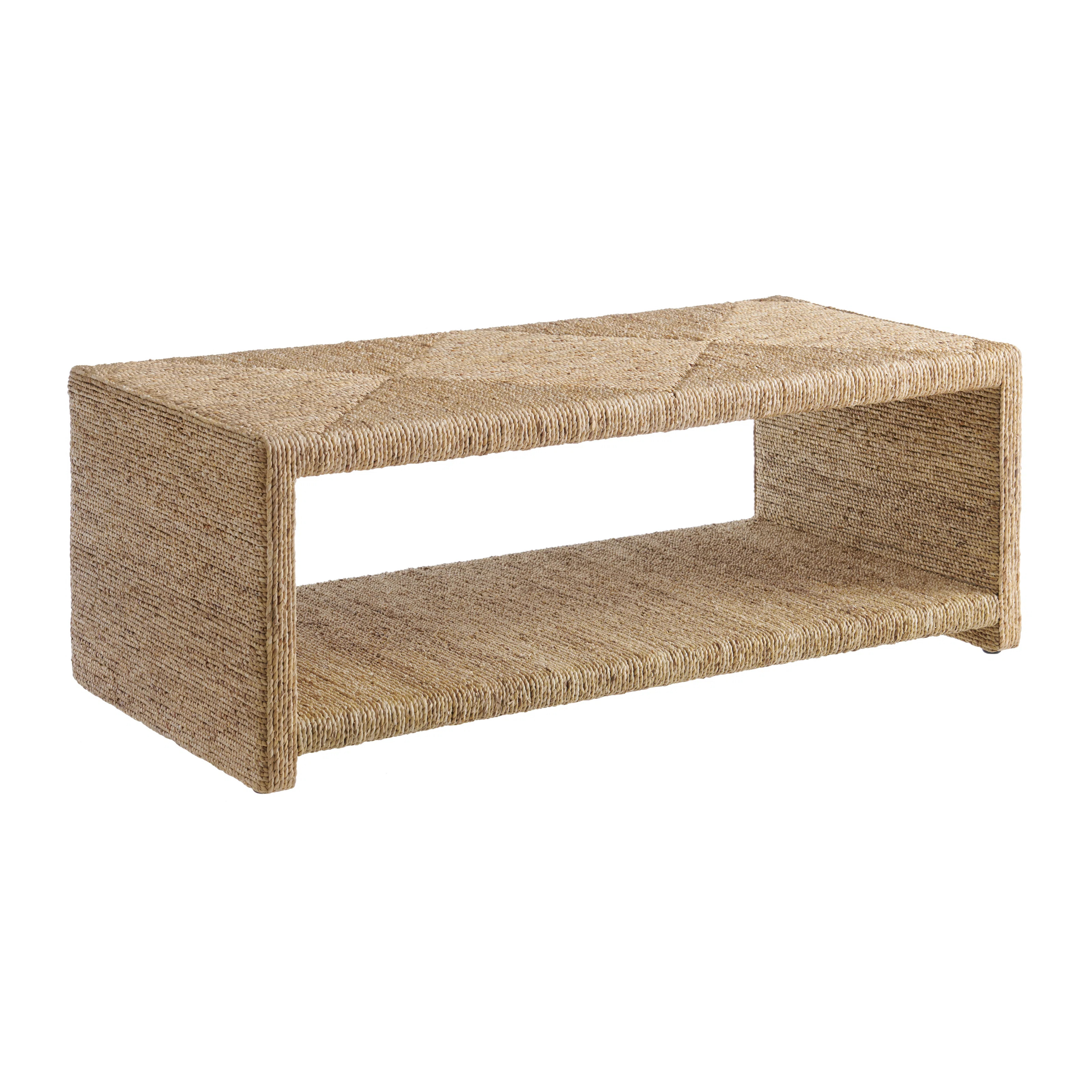 Beachcrest Home™ Colston Natural Rectangular Coffee Table With Storage | Wayfair | Wayfair North America