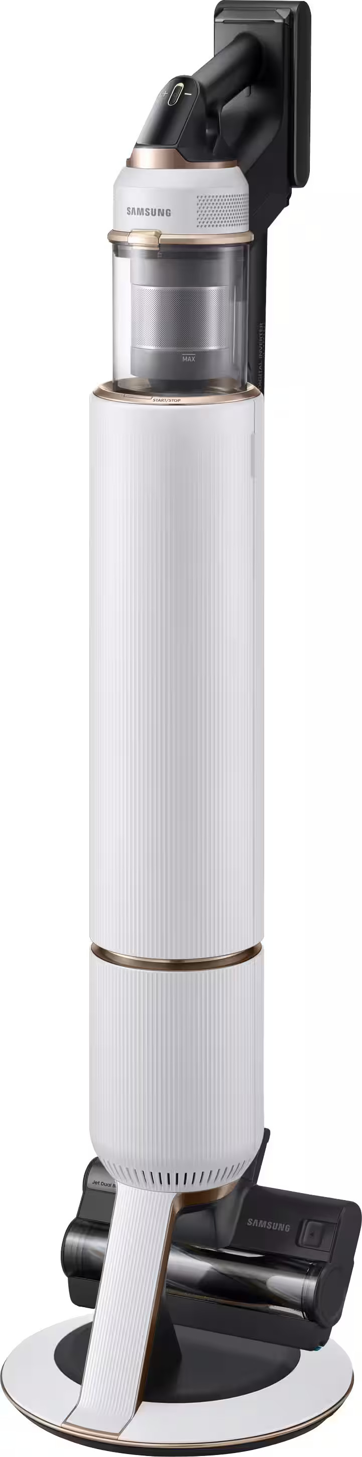 Samsung Bespoke Jet Cordless Stick Vacuum with All In One Clean Station® Misty White VS20A95923W... | Best Buy U.S.