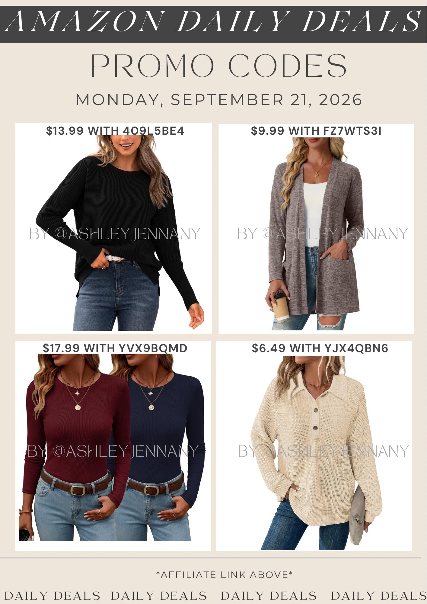 Amazon deals

#LTKMidsize #LTKSaleAlert #LTKSeasonal