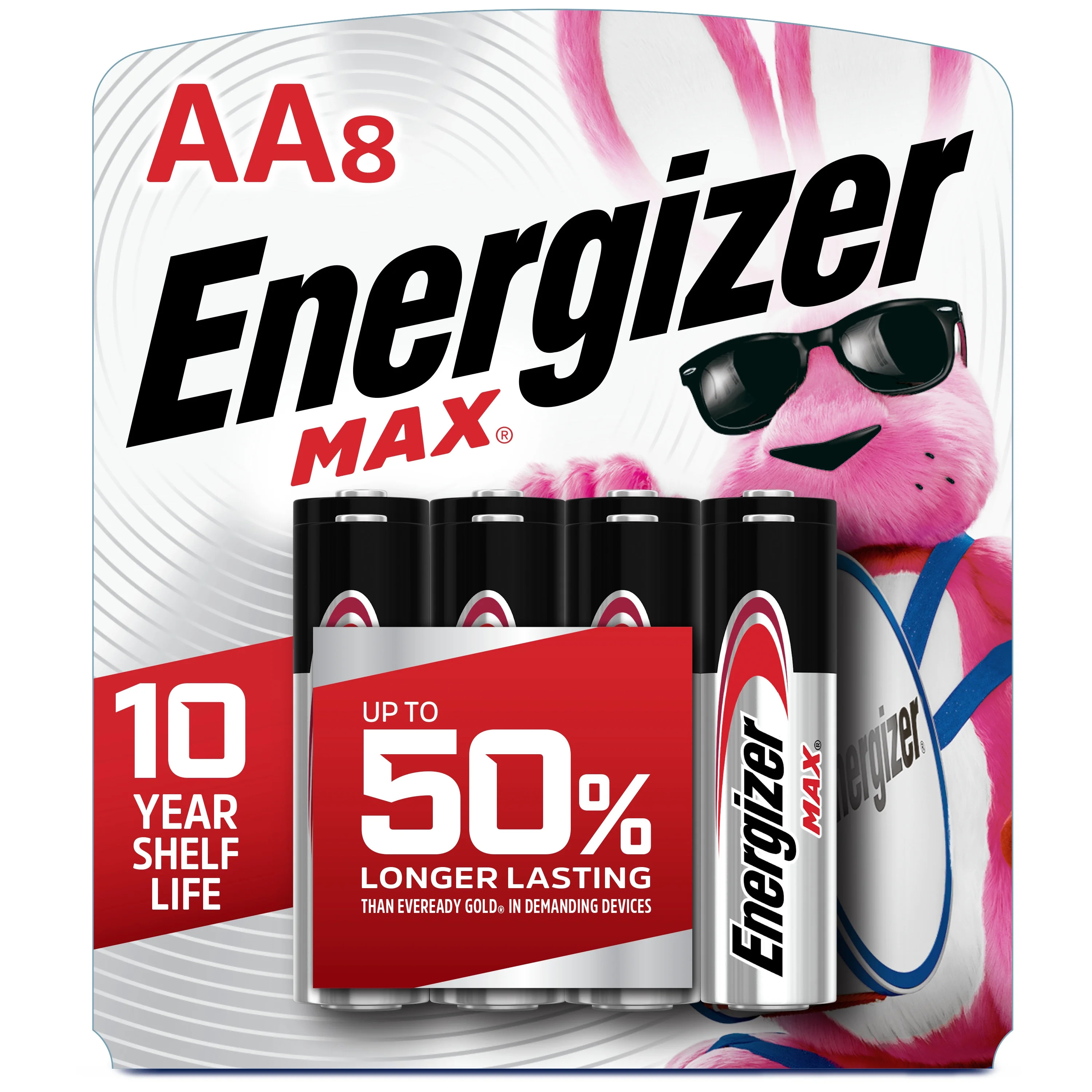 Energizer MAX AA Batteries (8 Pack), Double A Alkaline Batteries | Walmart (US)