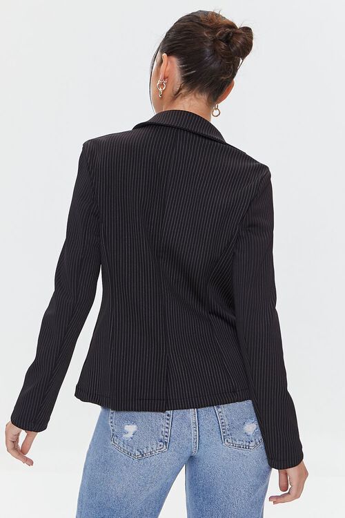 Pinstriped Button-Front Blazer | Forever 21 | Forever 21 (US)