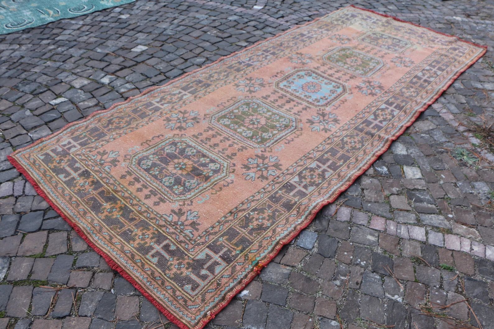 runner rug, bohemian runner rug, oushak rug 4.6 x 11.5 ft. Free Shipping turkey rug, aztec rug, h... | Etsy (US)