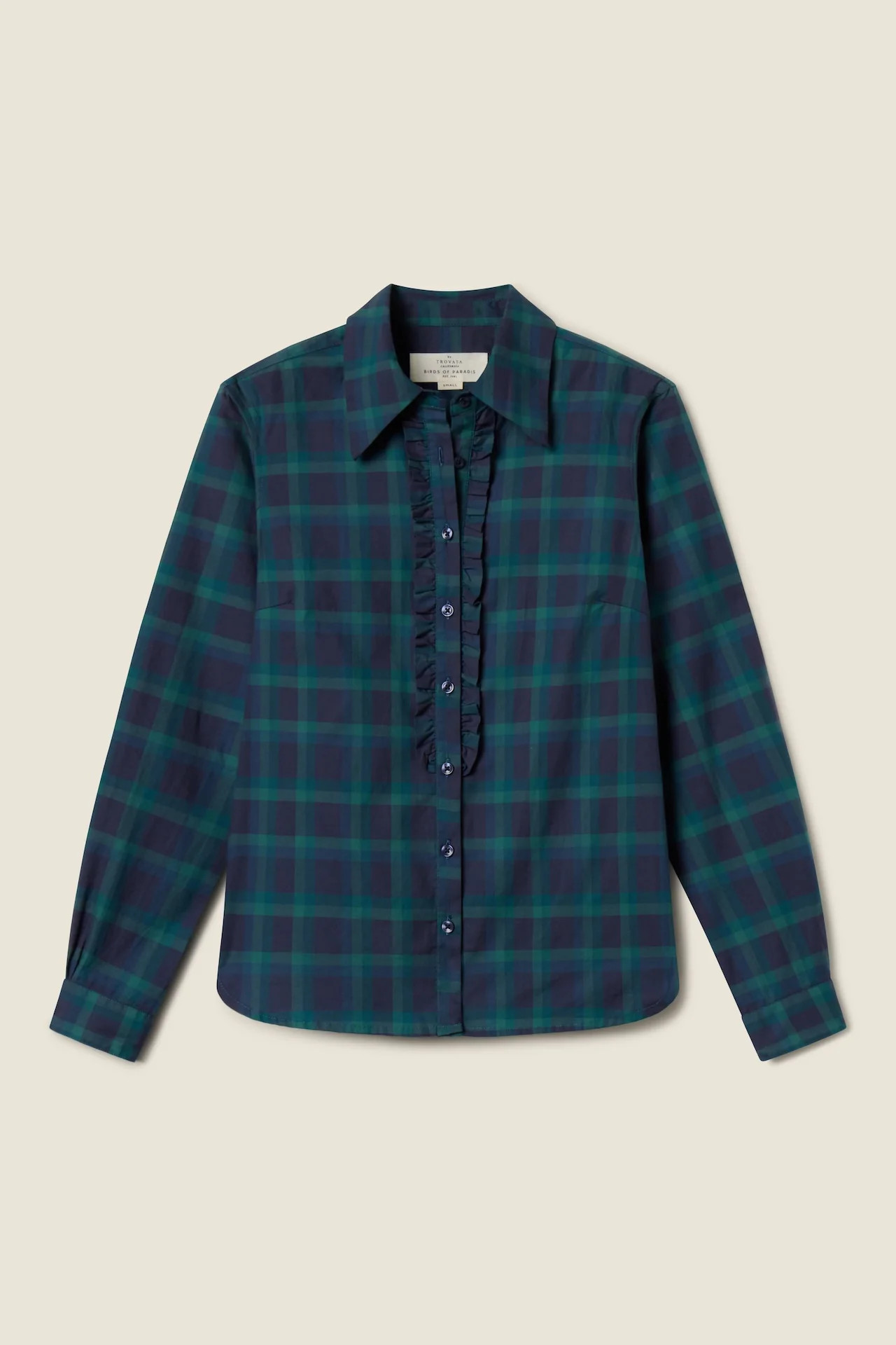 Ava Shirt Nocturne Plaid | TROVATA
