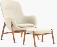 Nora Lounge Chair and Ottoman | Design Within Reach