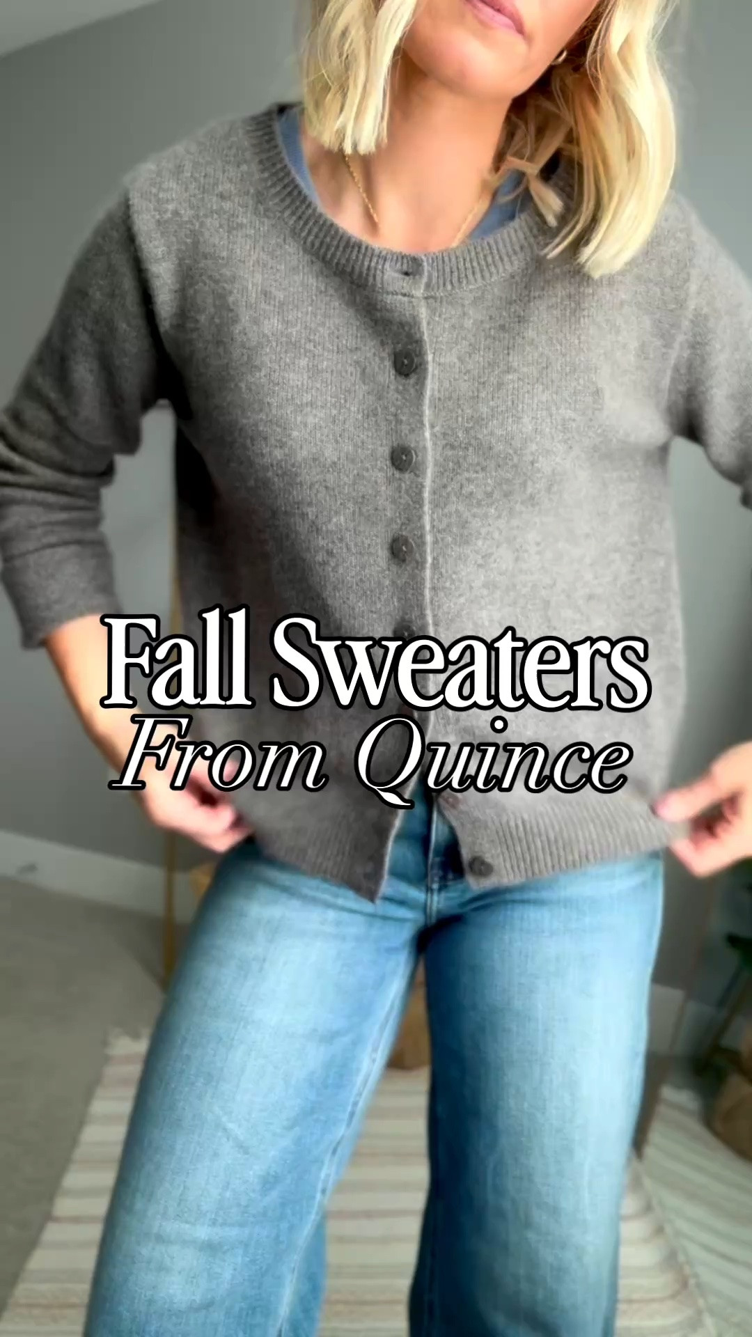 I’m loving all these sweater and cardigans from @Quince! There are so many cute styles! 
Cashmere cardigan- small
Lightweight cotton cashmere- small
Crew neck striped sweater-
Small
Sweater jacket- xs
Cropped cotton cardigan- xs
Jeans- 25/short (took an inch off the bottom)

#LTKPetite #LTKOver40 #LTKSeasonal