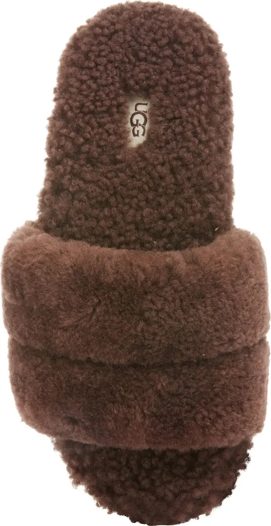 UGG® Cozetta Curly Genuine Shearling Slide Slipper (Women) | Nordstrom | Nordstrom