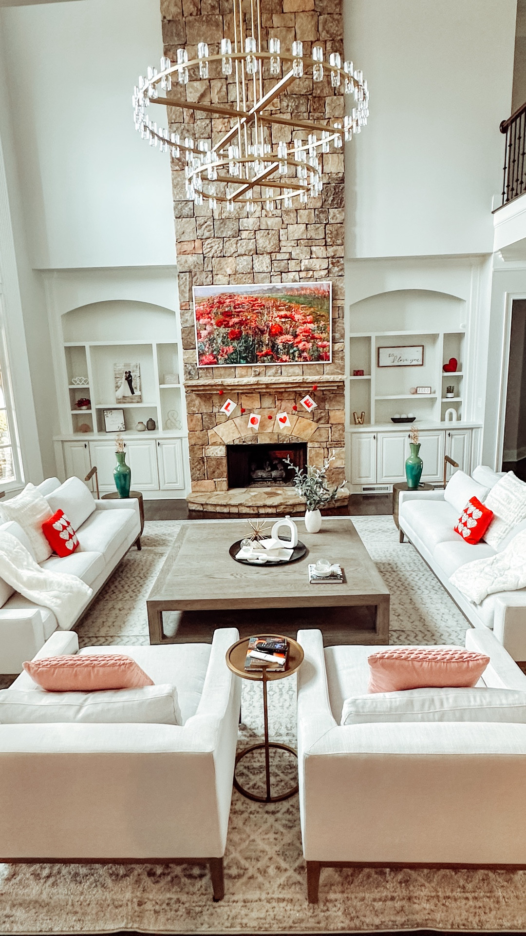 A quick look at how I styled Valentine’s touches throughout my home using soft pinks, reds, and neutral accents.

#ValentinesDayDecor #HomeDecorInspo
#SeasonalDecor #DecorInspo #HomeRefresh

#LTKHome #LTKSeasonal #LTKFindsUnder50