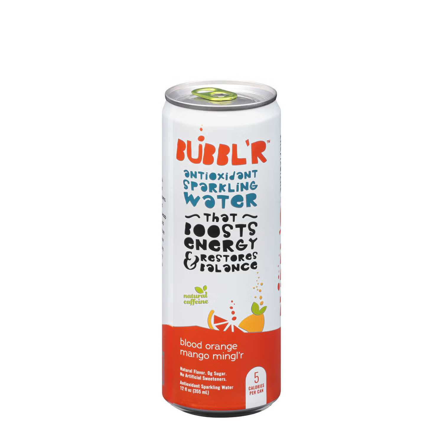 Antioxidant Sparkling Water, Blood Orange Mango Mingl'r - 12oz. (12 Cans) | GNC