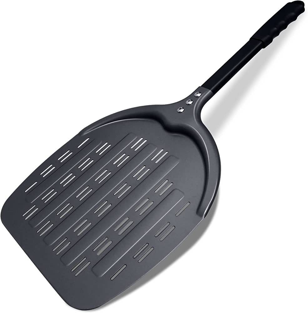 Newmeto Pizza Peel, 12 Inch Perforated Pizza Peel, Professional Aluminum Pizza Paddle, Restaurant... | Amazon (US)