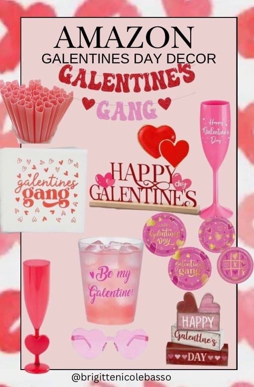 Galentine’s Day decor from Amazon 💘✨ pink party cups, heart straws, napkins, balloons, and the cutest girls’ night table setup. Everything you need for a Galentine’s party, Valentine’s girls night, and pink aesthetic hosting finds — all affordable Amazon decor.
#GalentinesDay #AmazonFinds #GalentinesDecor #PinkParty #GirlsNight #ValentinesParty #AmazonHome #PartyDecor #PinkAesthetic #HostingFinds


#LTKValentine #LTKHome #LTKSeasonal