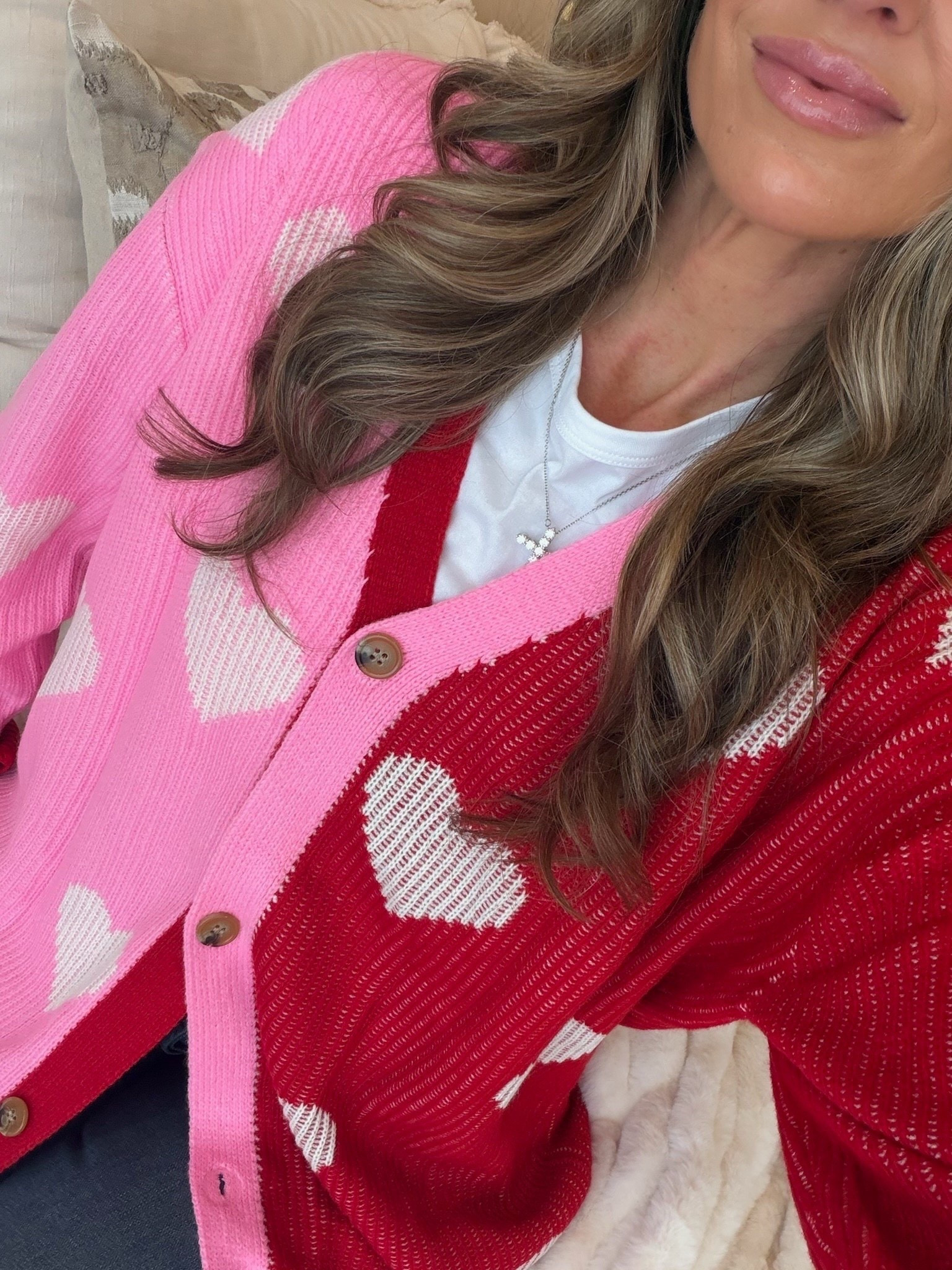 Valentine’s Day sweater!! I’m obsessed with this cardigan. Perfect for any festivities! Amazon finds, Amazon outfit, mom outfit, workout finds, casual  Valentine’s Day outfit, cute clothes, vday outfit cute red and pink style outfit cute clothes  themominstyle 

#LTKValentine #LTKmomlife #LTKdayinmylife