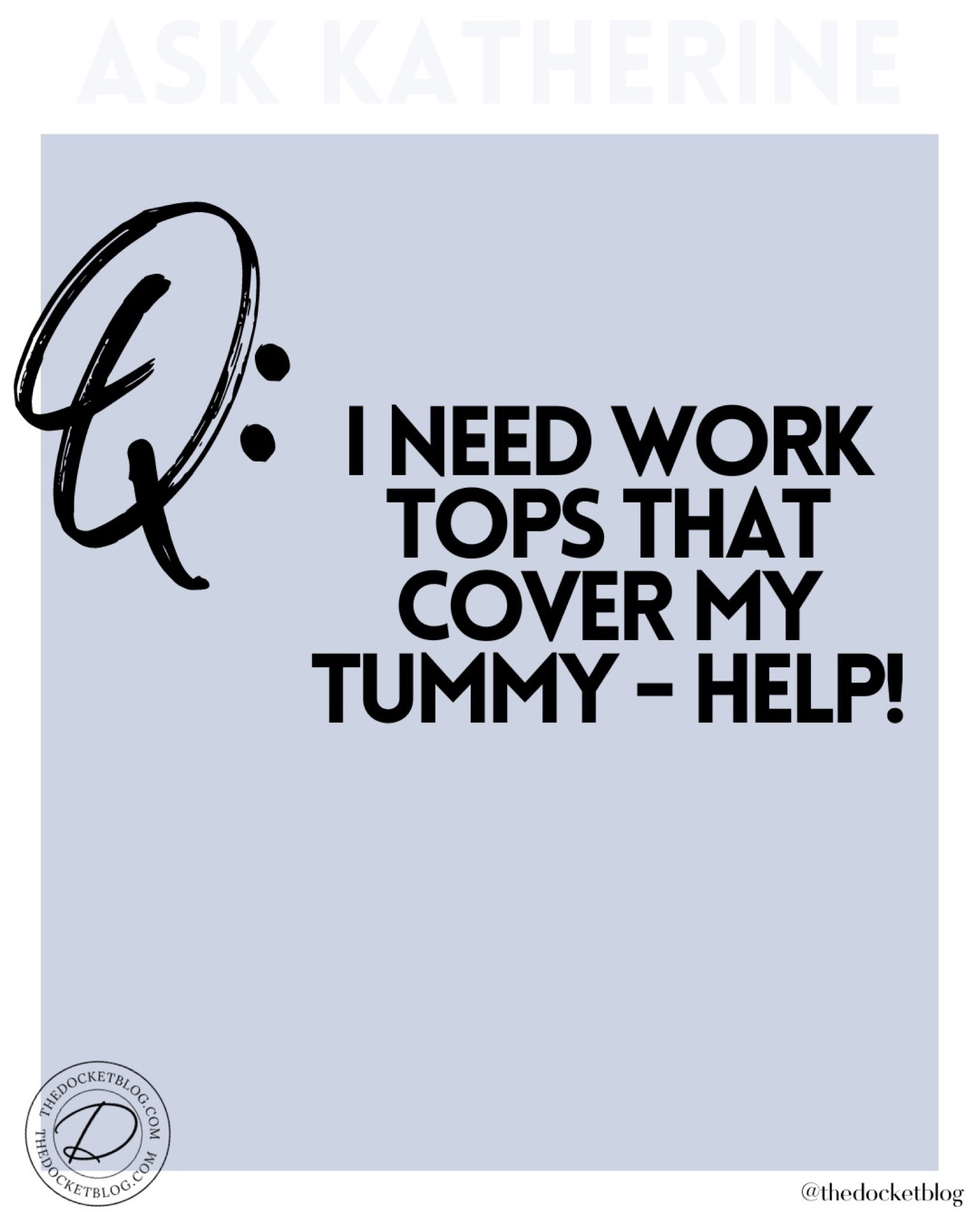 Work tops that cover your stomach and don’t involve tucking! 

Business professional workwear and business casual workwear and office outfits 

#LTKstyletip #LTKworkwear #LTKunder100