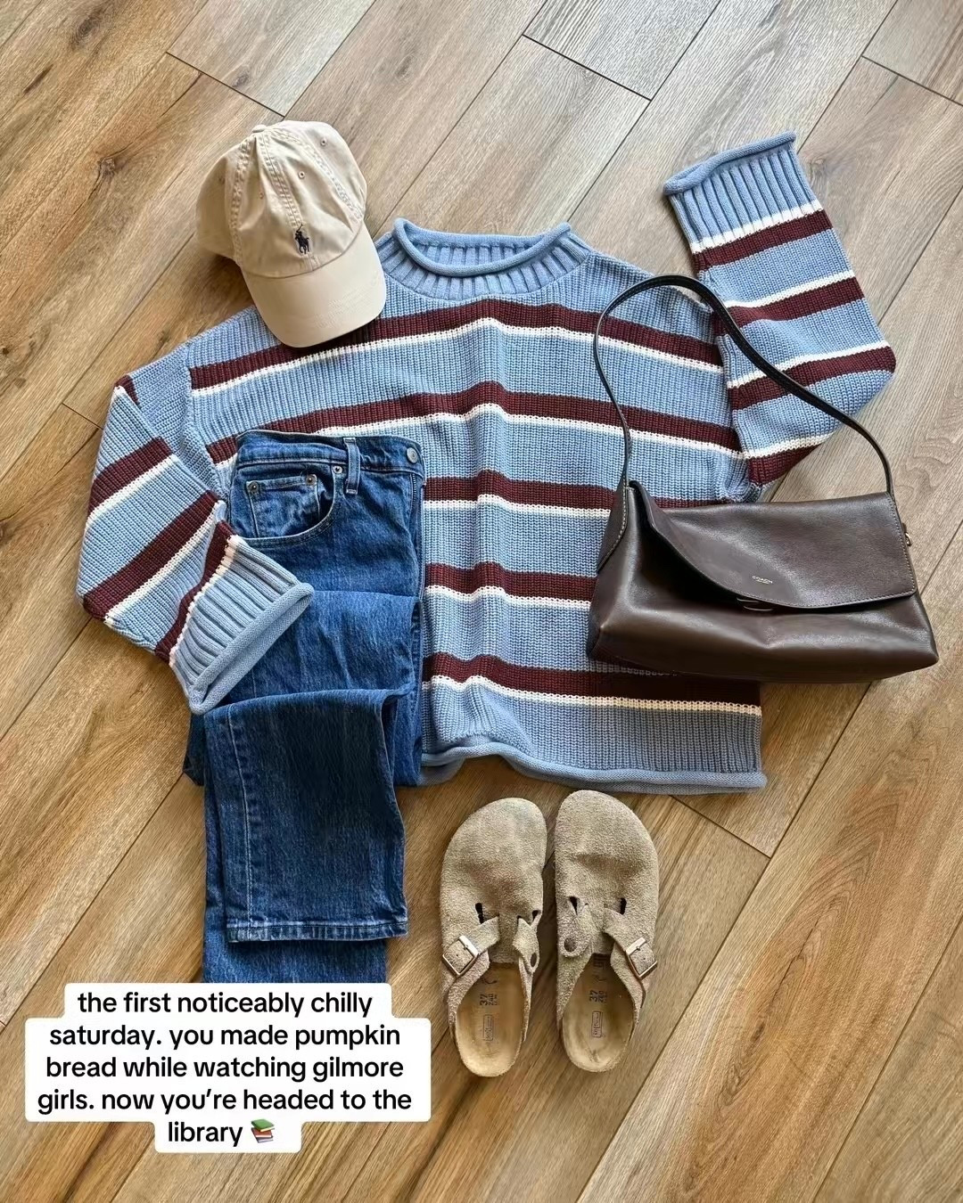 fall outfits. 100% cotton sweater. birkenstock boston clogs. 90s straight leg jeans. coach chelsea 30z

#LTKSeasonal #LTKSaleAlert #LTKootd