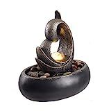 Teamson Home Indoor Tabletop Zen Bowl Fountain with LED Light and Pump for Bedroom Living Room Offic | Amazon (US)