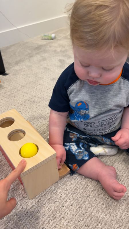 We’ve loved this toy since our daughter was a baby! It teaches motor skills, object permanence, cause and effect and hand eye coordination! We love it! 

#LTKkids #LTKfamily #LTKbaby