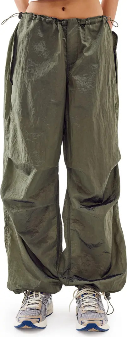 Shiny Baggy Parachute Pants | Nordstrom