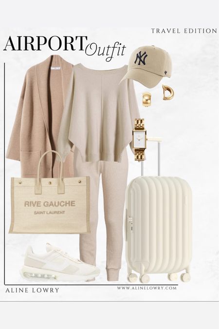 Neutral airport outfit idea .
Comfortable and so stylish! 
Everything fits true to size 


#LTKunder100 #LTKunder50 #LTKtravel