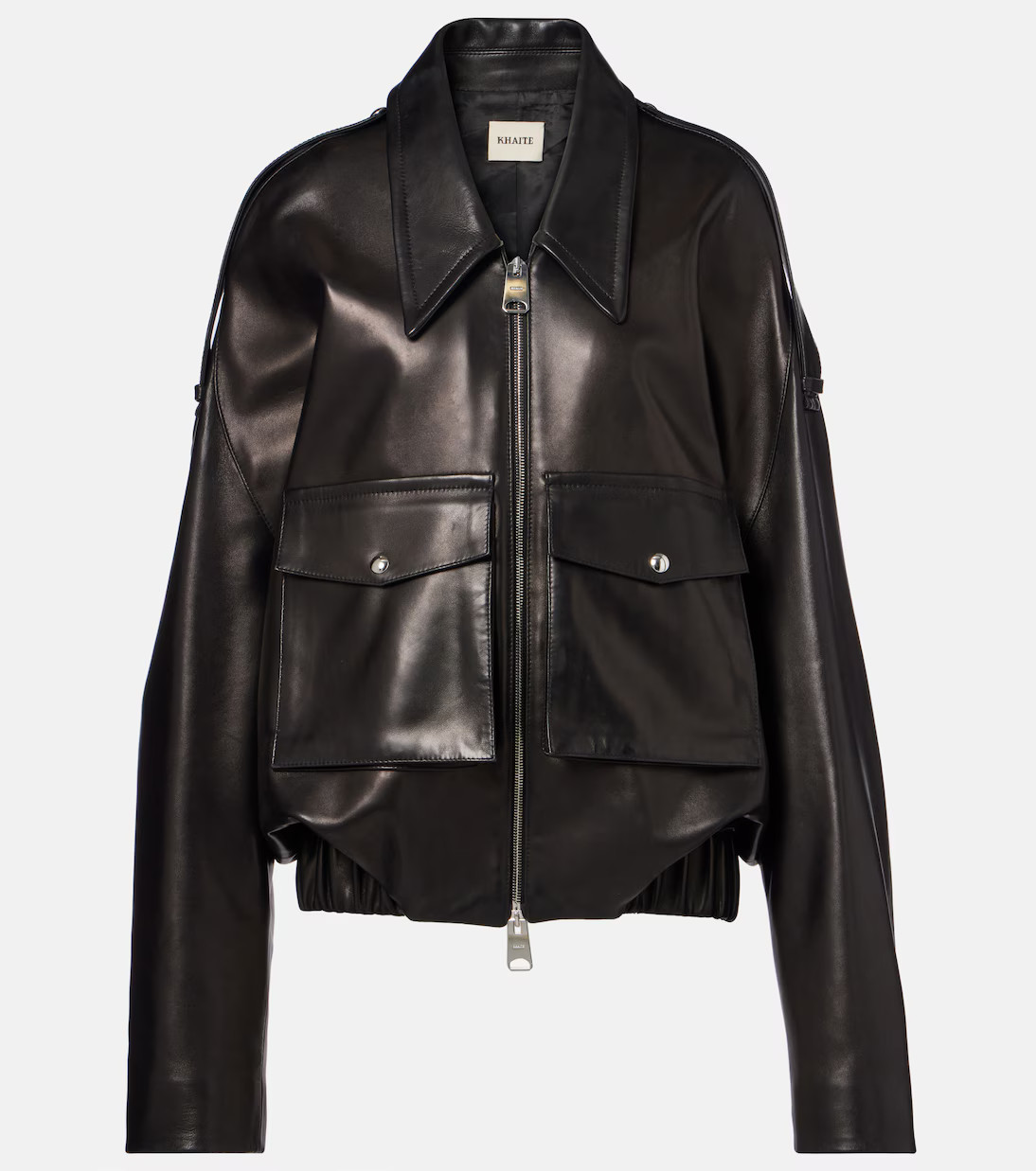 Owey oversized leather jacket | Mytheresa (US/CA)
