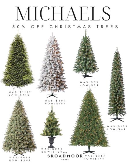 Michaels Christmas tree sale!! 50% off all trees!! 

Christmas tree, Christmas decorations, holiday decorations, michaels craft store, flocked tree, pre lit tree, fir tree, pine ore, mini Christmas tree, large tree, holiday

#LTKsalealert #LTKHoliday #LTKHolidaySale