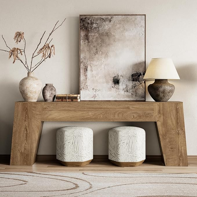 Extra Long Sofa Console Table for Entryway, 78-Inch Large Farmhouse Wood Behind Couch Table, Mode... | Amazon (US)