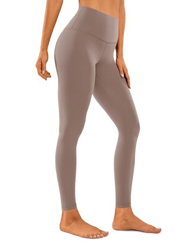 CRZ YOGA High Waisted Lounge Yoga Legging 28" Brown Purple X-Large | Amazon (US)