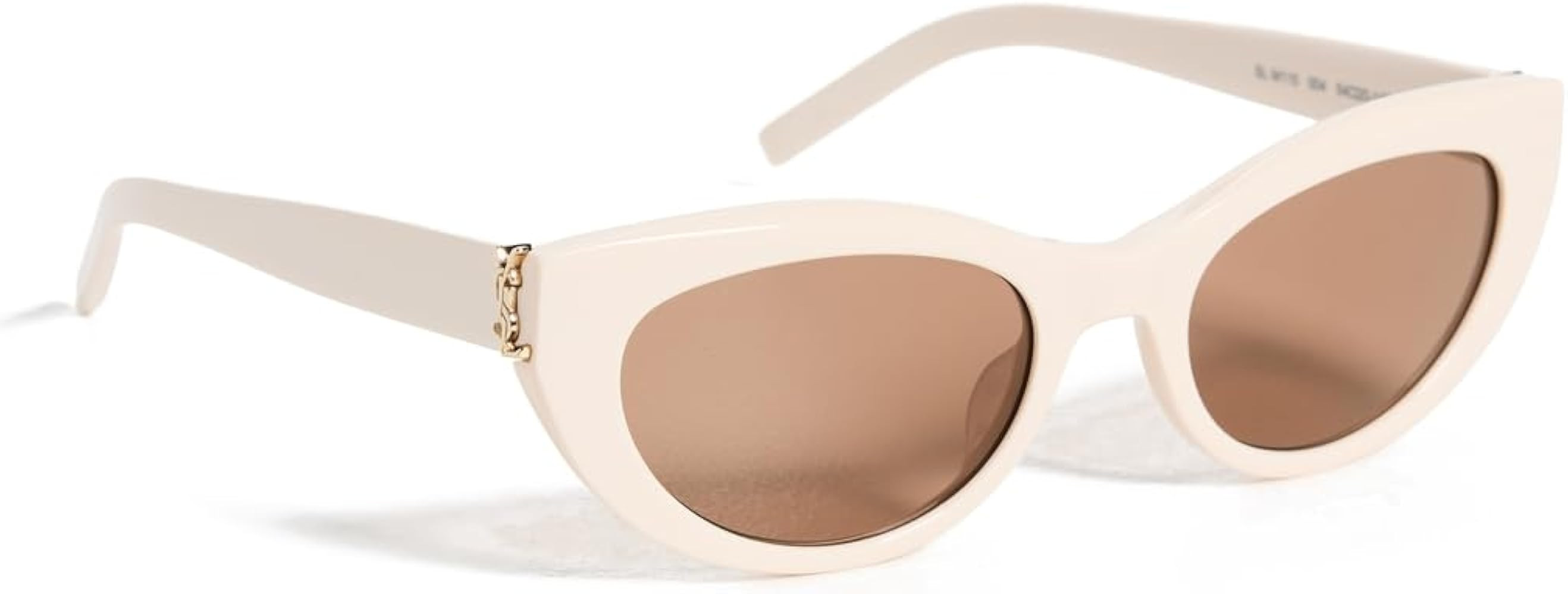 Saint Laurent Women's Monogram Cat Eye Sunglasses | Amazon (US)