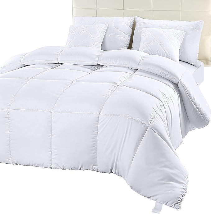 Utopia Bedding Comforter Duvet Insert - Quilted Comforter with Corner Tabs - Box Stitched Down Al... | Amazon (US)